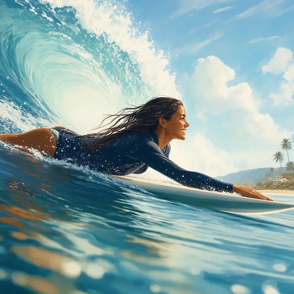 Surf and enjoy it